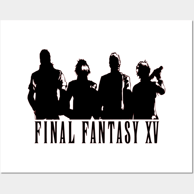 Final Fantasy XV Party Wall Art by OtakuPapercraft